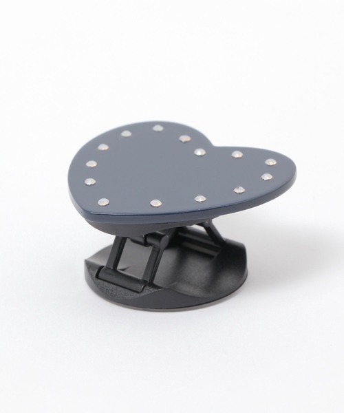 tiny tiny（ティニーティニー）の「ハートストーングリップ[tiny tiny(ティニーティニー)]（スマホグッズ・レディース・ピンク/ネイビー・0）」の4枚目の写真