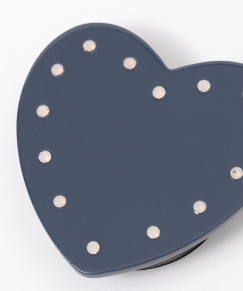 tiny tiny（ティニーティニー）の「ハートストーングリップ[tiny tiny(ティニーティニー)]（スマホグッズ・レディース・ピンク/ネイビー・0）」の5枚目の写真