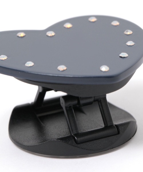 tiny tiny（ティニーティニー）の「ハートストーングリップ[tiny tiny(ティニーティニー)]（スマホグッズ・レディース・ピンク/ネイビー・0）」の7枚目の写真