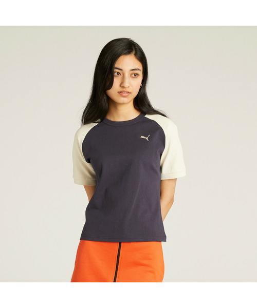国内配送★PUMA★ワードローブ ESS 半袖 チビTシャツ PUMA プーマ レディース Tシャツ ウィメンズ ワードローブ ESS