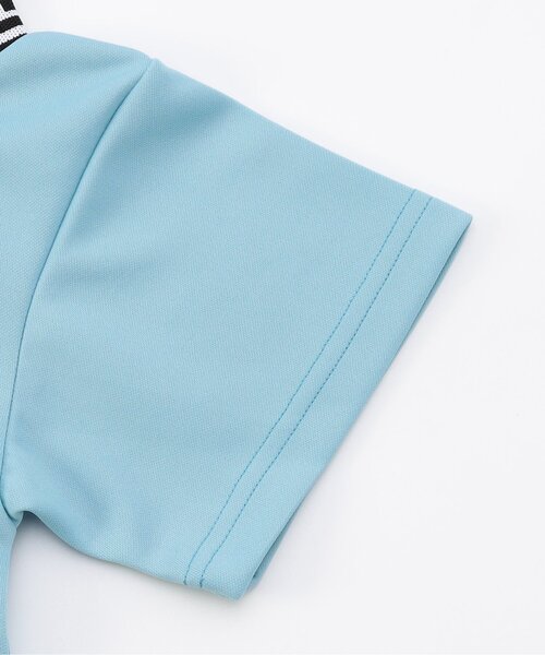 algy(アルジー)の「【AC半袖TIVE/セットアップ】ドッキング半袖T_ 吸水速乾(Tシャツ/カットソー・キッズ・オフホワイト/サックスブルー/ブラック・SMALL/MEDIUM/X-SMALL/XX-SMALL)」の16枚目の写真