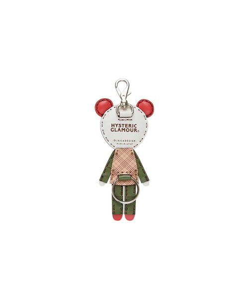 ヒステリックグラマー　レッド・アイ・パンダ　革製キーホルダー OJAGA DESIGN/RED EYE PANDA キーホルダー（キーホルダー
