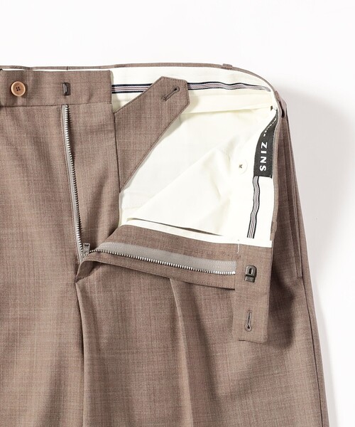 BERNARD ZINS BEAMSF別注 フレスコ ワイドスラックス BEAMS F（ビームスF）【8/7再値下げ】ATELIER ZINS / ミックス