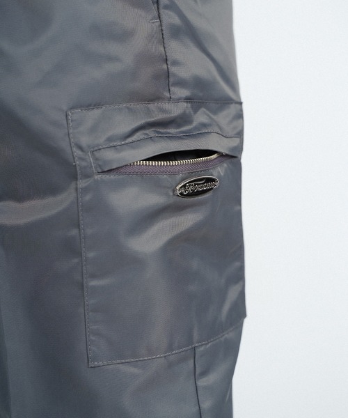 #Re:room(リルーム)の「ナイロンサイドポケットワイドパンツ(その他パンツ・メンズ・グレー/ブラック・SMALL/MEDIUM/LARGE)」の12枚目の写真