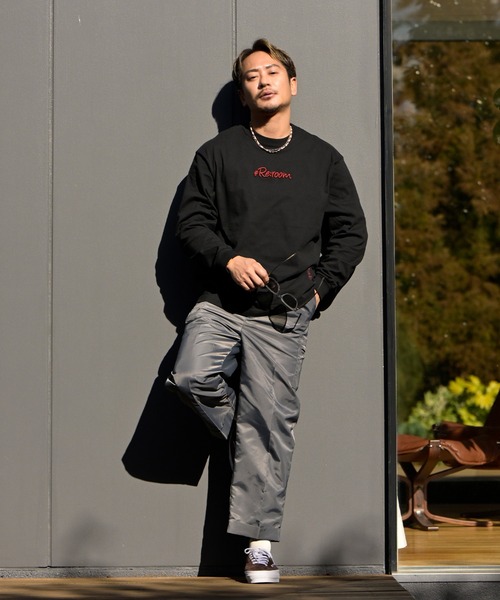 #Re:room(リルーム)の「ナイロンサイドポケットワイドパンツ(その他パンツ・メンズ・グレー/ブラック・SMALL/MEDIUM/LARGE)」の21枚目の写真