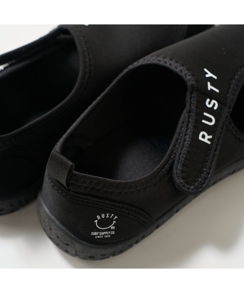 RUSTY（ラスティ）の「RUSTY ラスティ ブランド ロゴ 軽量 水陸両用 アウトドア アクアシューズ マリンシューズ（サンダル・レディース・ライトブルー/ブラック/ピンク/ベージュ・L/M）」の15枚目の写真