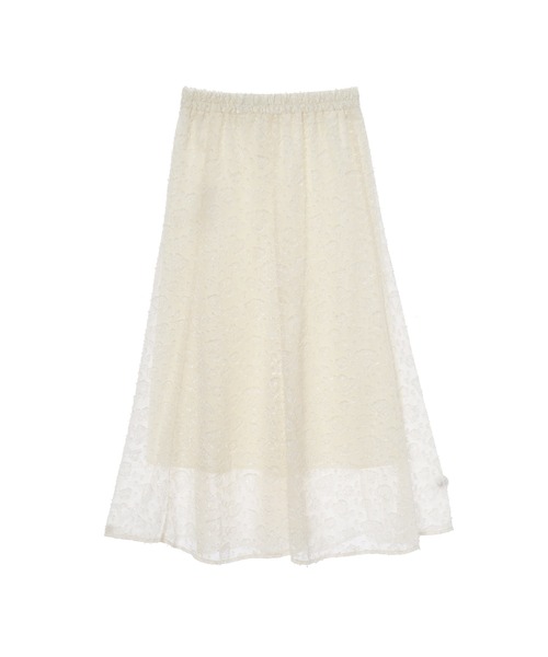 fifth(フィフス)の「ラメジャガードスカート(スカート・レディース・ブラック/アイボリー・M)」の15枚目の写真