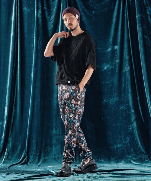 ANGENEHM（アンゲネーム）の「mt9530-Feather texture oversized T-shirt Tシャツ（Tシャツ/カットソー・メンズ・ブラック/チャコール/キナリ・S/M/L）」の15枚目の写真