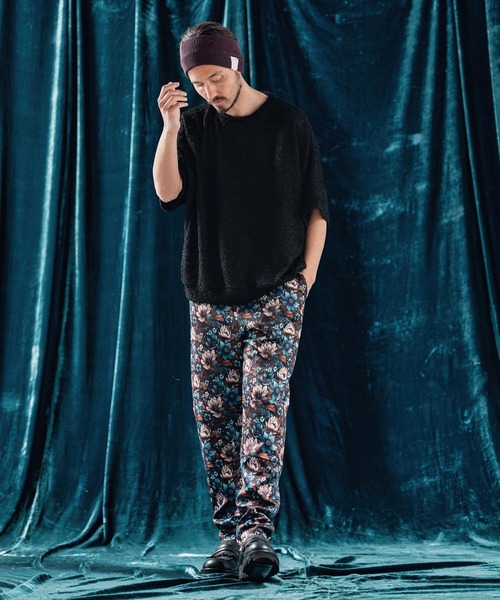 ANGENEHM（アンゲネーム）の「mt9530-Feather texture oversized T-shirt Tシャツ（Tシャツ/カットソー・メンズ・ブラック/チャコール/キナリ・S/M/L）」の16枚目の写真