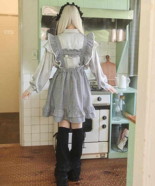 Whinny ホワイニー おサボりメイドちゃんワンピ 新品未使用タグ付き❗❗ Whinny/おサボりメイドちゃんワンピ（ワンピース）｜Whinny