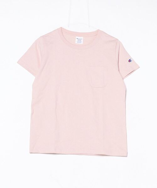 Champion（チャンピオン）の「チャンピオン  SHORT SLEEVE POCKET T-SHIRT_（Tシャツ/カットソー・レディース・ブルー/ピンク・M/L）」の2枚目の写真