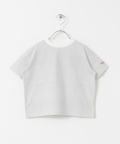 URBAN RESEARCH DOORS(アーバンリサーチドアーズ)の「『吸水速乾/接触冷感/イージーケア』『親子リンク』クイックドライショートスリーブTシャツ(KIDS)(Tシャツ/カットソー・キッズ・ホワイト系その他/ブルー/ブラック系その他・150/135/120/105)」の10枚目の写真