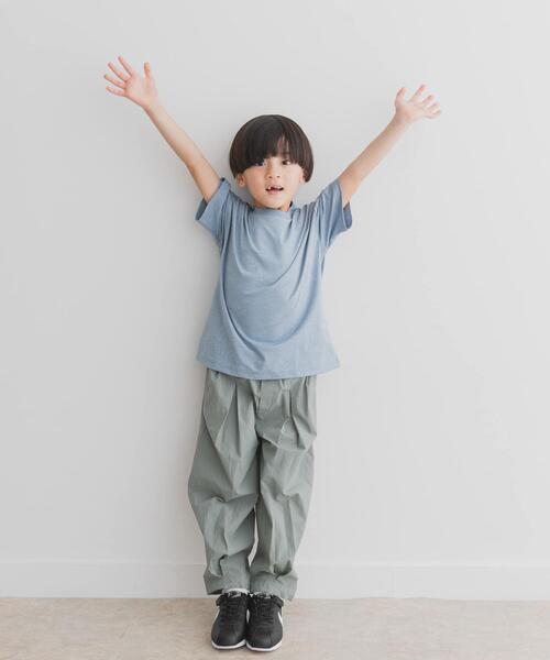 URBAN RESEARCH DOORS(アーバンリサーチドアーズ)の「『吸水速乾/接触冷感/イージーケア』『親子リンク』クイックドライショートスリーブTシャツ(KIDS)(Tシャツ/カットソー・キッズ・ホワイト系その他/ブルー/ブラック系その他・150/135/120/105)」の22枚目の写真