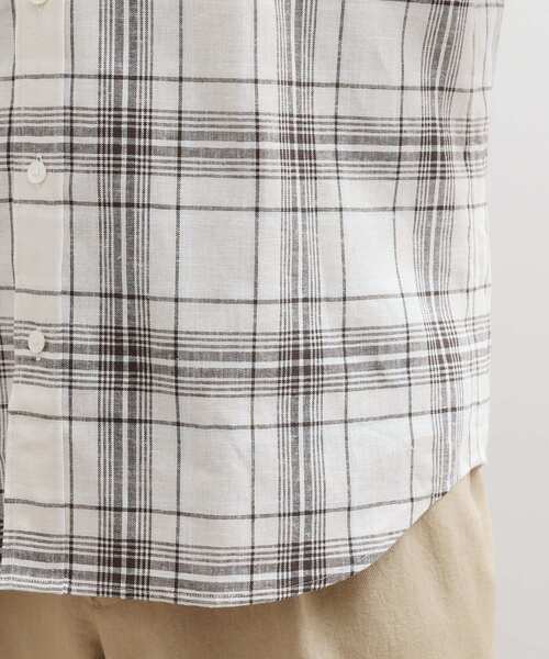 TAKEO KIKUCHI（タケオキクチ）の「【LIMITED】リネンブレンド 7分袖シャツ（シャツ/ブラウス・メンズ・ホワイト/ベージュ系その他4/ブラック・01/02/03/04/05）」の19枚目の写真