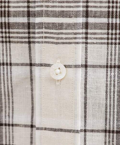 TAKEO KIKUCHI（タケオキクチ）の「【LIMITED】リネンブレンド 7分袖シャツ（シャツ/ブラウス・メンズ・ホワイト/ベージュ系その他4/ブラック・01/02/03/04/05）」の20枚目の写真