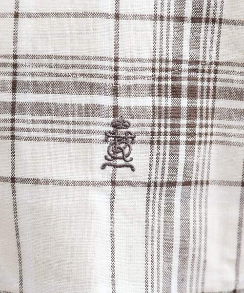 TAKEO KIKUCHI（タケオキクチ）の「【LIMITED】リネンブレンド 7分袖シャツ（シャツ/ブラウス・メンズ・ホワイト/ベージュ系その他4/ブラック・01/02/03/04/05）」の21枚目の写真