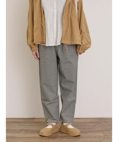 Samansa Mos2（サマンサ モスモス）の「【M/Lサイズ】柄アソートテーパードパンツ（その他パンツ・レディース・カーキ/ブルー/チャコールグレー/レッド・M/L）」の2枚目の写真