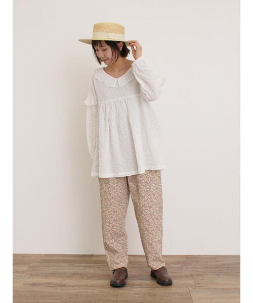 Samansa Mos2（サマンサ モスモス）の「【M/Lサイズ】柄アソートテーパードパンツ（その他パンツ・レディース・カーキ/ブルー/チャコールグレー/レッド・M/L）」の16枚目の写真