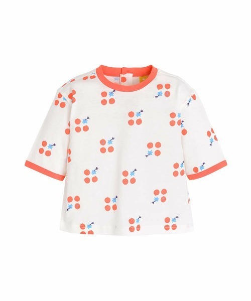 moimoln(モイモルン)の「スターツリー&バルーン7分袖トップス&パンツ(Tシャツ/カットソー・キッズ・ピンク/グリーン・130cm/120cm/110cm/100cm/90cm)」の4枚目の写真