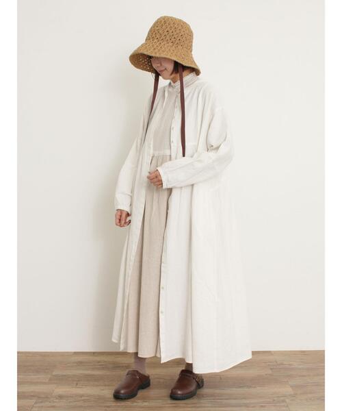 Samansa Mos2（サマンサ モスモス）の「【消臭効果】レトロフラワーハット（ハット・レディース・ブラウン/ブルー・F）」の7枚目の写真