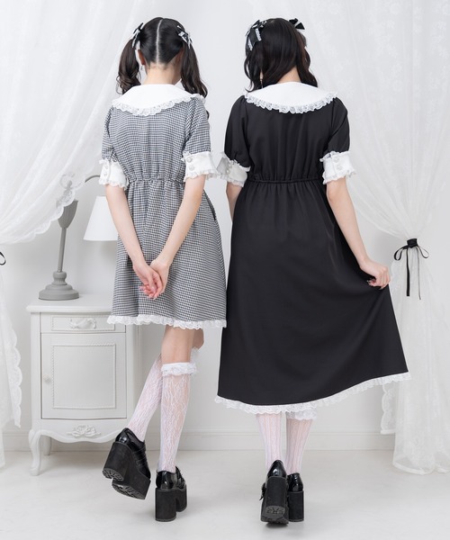 DearMyLove（ディアマイラブ）の「ご令嬢レースワンピース（ワンピース・レディース・ブラック系その他/グレー/ブラック・MEDIUM/LARGE/LL/3L）」の10枚目の写真