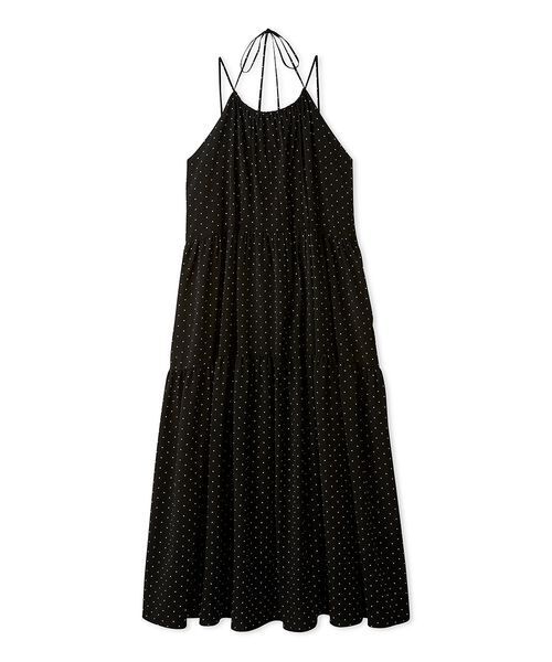 Mila Owen(ミラオーウェン)の「ダブルリボンホルターネックキャミワンピース(ワンピース・レディース・ライム/ドット/モカ・0/1)」の18枚目の写真