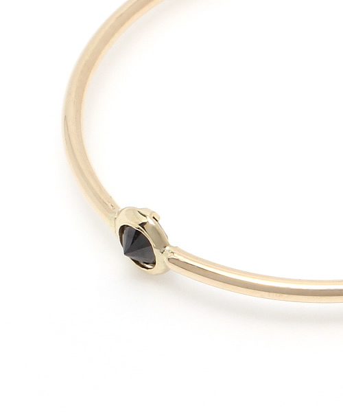 agete(アガット)の「<スタック>K10リング(10154111054)(リング・レディース・ブラック系その他・#11/#9)」の5枚目の写真