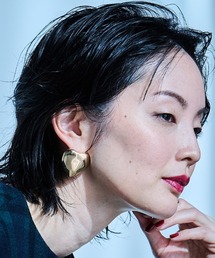 JENNE（ジェンヌ）の「日本製ハンドメイドハートイヤリング（イヤリング）」