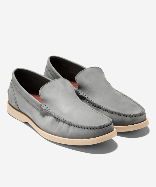 Cole Haan スエード ローファー 6½ グレー Cole Haan スエード ローファー 6½ グレー