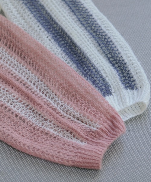 ニット セーター sheer double line knit / シアーダブルラインニット レディース sheer double line knit / シアーダブルラインニット（ニット