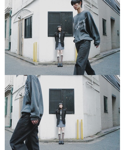 Miseki SEOUL（ミセキソウル）の「Line pocket cargo pants（カーゴパンツ・レディース・チャコール/ブラック・1/2/3）」の17枚目の写真