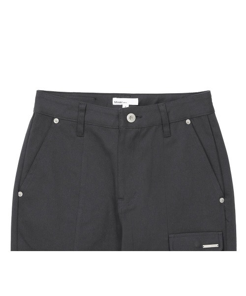 Miseki SEOUL（ミセキソウル）の「Line pocket cargo pants（カーゴパンツ・レディース・チャコール/ブラック・1/2/3）」の21枚目の写真