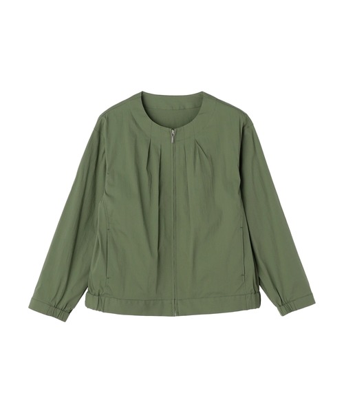 McGREGOR(マックレガー)の「ノーカラーブルゾン(ノーカラージャケット・レディース・サンドベージュ/カーキ・L/M)」の6枚目の写真