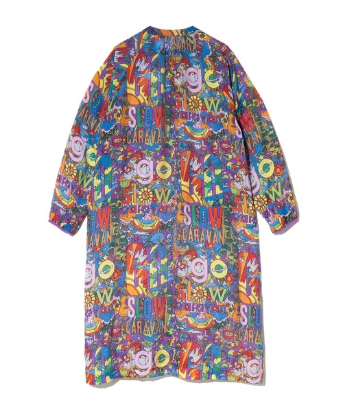 go slow caravan（ゴースローキャラバン）の「虫よけシースルーシャツワンピース W（シャツワンピース・レディース・パープル系その他/カラフル・FREE）」の22枚目の写真