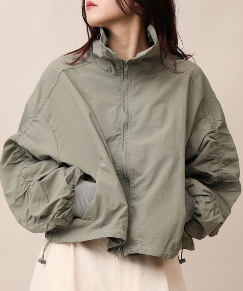 aimoha(アイモハ)の「ボリューム袖MA-1(MA-1・レディース・カーキ/ブラック/アイボリー・FREE)」の9枚目の写真