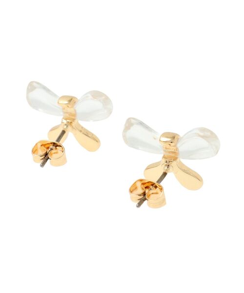 AMERICAN HOLIC（アメリカンホリック）の「クリアメタルリボンピアス（ピアス（両耳用）・レディース・シルバー/ゴールド・FREE）」の7枚目の写真