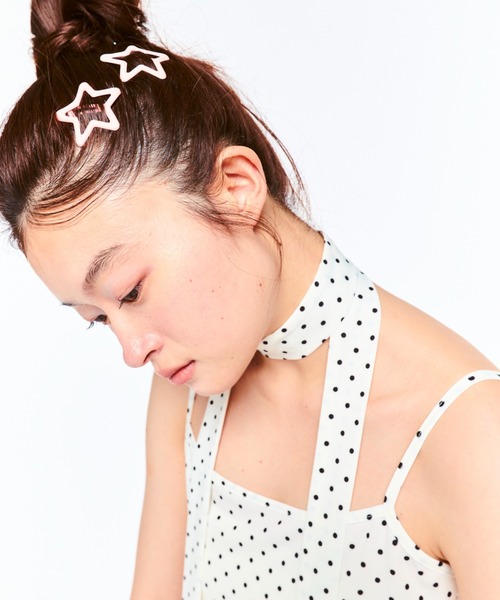 FEKETE（フェケテ）の「POLKA DOT CAMI DRESS (SCARF SET) / ドットキャミワンピース&スカーフ（ワンピース・レディース・アイボリー/ブラック・SMALL/MEDIUM/LARGE）」の22枚目の写真