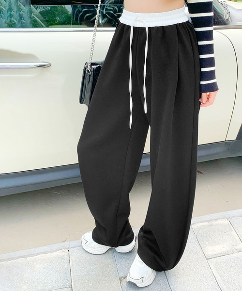 by LEGNA(バイレグナ)の「ダブルウエストカーブパンツ(その他パンツ・レディース・チャコール/ブラック/グレイッシュベージュ/杢グレー・SMALL/MEDIUM/LARGE)」の16枚目の写真
