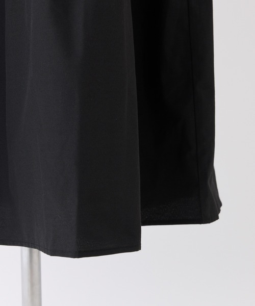 one after another NICE CLAUP（ワンアフターアナザーナイスクラップ）の「シャーリングロングワンピース（ワンピース・レディース・ブラック/ライトブルー/イエロー系その他/ブラック系その他/ドット/アイボリー・FREE）」の14枚目の写真