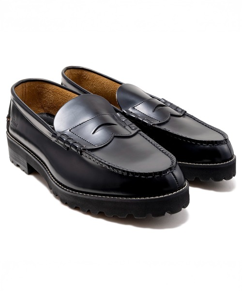 The Kenford Fineshoes（ケンフォードファインシューズ）の「Tank Sole Loafers（ローファー・メンズ・ブラック・26.5/25.5/27/26/25/27.5）」の4枚目の写真
