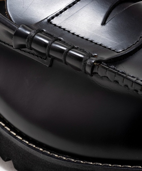 The Kenford Fineshoes（ケンフォードファインシューズ）の「Tank Sole Loafers（ローファー・メンズ・ブラック・26.5/25.5/27/26/25/27.5）」の9枚目の写真