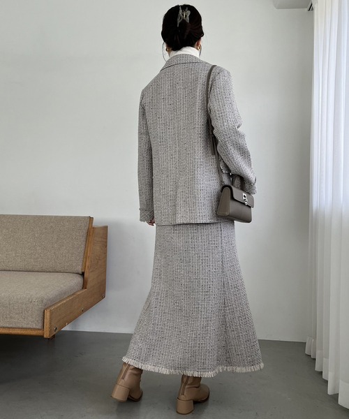 セール】【Cherie chuu】ツイードジャケット（テーラードジャケット
