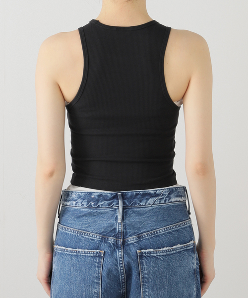 JOINT WORKS（ジョイントワークス）の「adidas/アディダスESS RIB TANK（タンクトップ・レディース・ブラウン/ホワイト/ブラック・MEDIUM）」の9枚目の写真