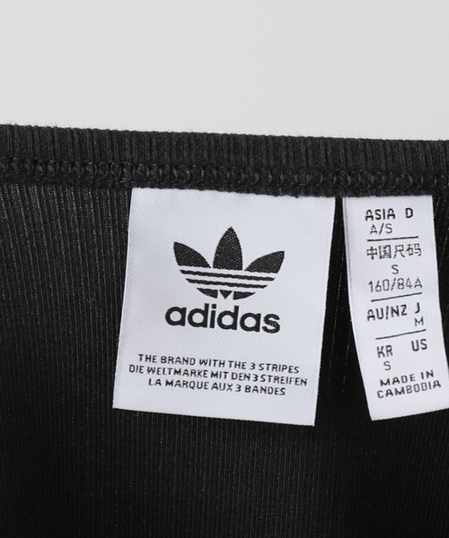 JOINT WORKS（ジョイントワークス）の「adidas/アディダスESS RIB TANK（タンクトップ・レディース・ブラウン/ホワイト/ブラック・MEDIUM）」の12枚目の写真