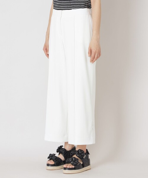 TO BE CHIC(トゥー ビー シック)の「ピンタック ワイドパンツ(その他パンツ・レディース・ダークネイビー/オフホワイト・42/40)」の6枚目の写真