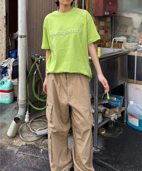 WudgeBoy（ワッジボーイ）の「OG logo T shirt（Tシャツ/カットソー・メンズ・ネイビー/ブラック/ブラウン/ホワイト/グリーン系・MEDIUM/LARGE）」の6枚目の写真