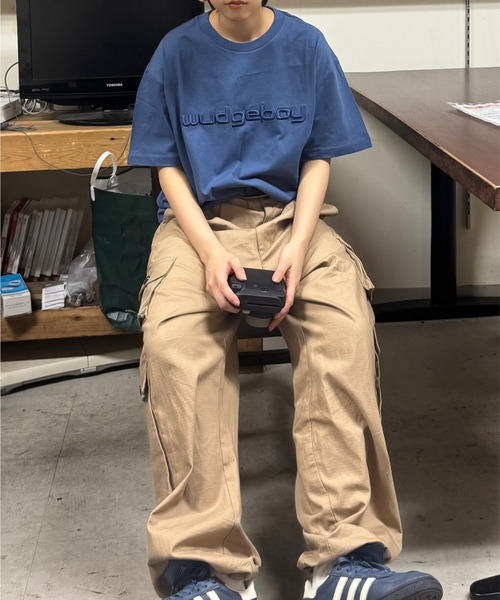 WudgeBoy（ワッジボーイ）の「OG logo T shirt（Tシャツ/カットソー・メンズ・ネイビー/ブラック/ブラウン/ホワイト/グリーン系・MEDIUM/LARGE）」の7枚目の写真