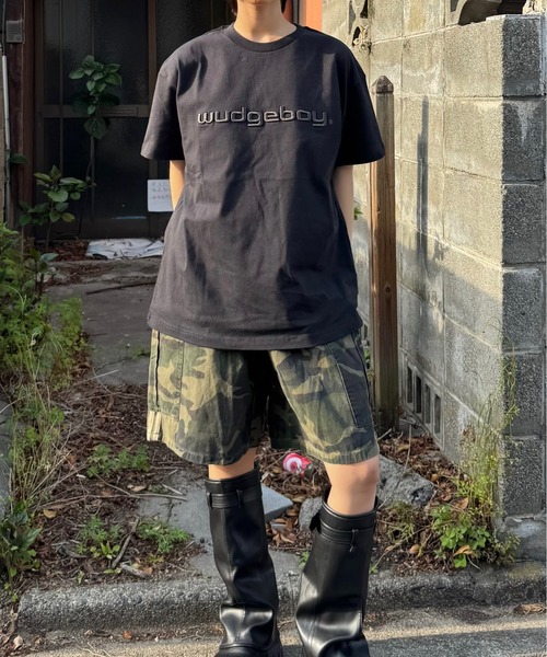 WudgeBoy（ワッジボーイ）の「OG logo T shirt（Tシャツ/カットソー・メンズ・ネイビー/ブラック/ブラウン/ホワイト/グリーン系・MEDIUM/LARGE）」の8枚目の写真