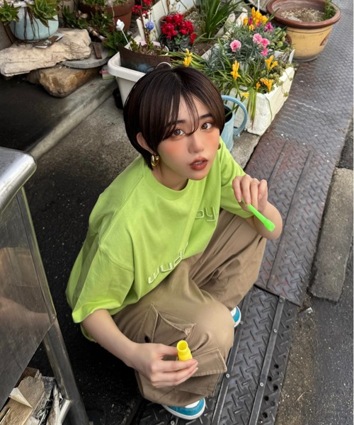 WudgeBoy（ワッジボーイ）の「OG logo T shirt（Tシャツ/カットソー・メンズ・ネイビー/ブラック/ブラウン/ホワイト/グリーン系・MEDIUM/LARGE）」の16枚目の写真