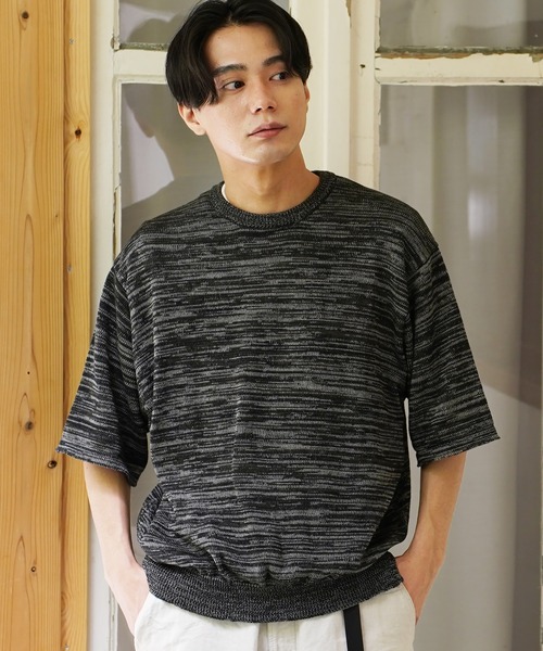 セール】接触冷感ウォッシャブルニット（Tシャツ/カットソー